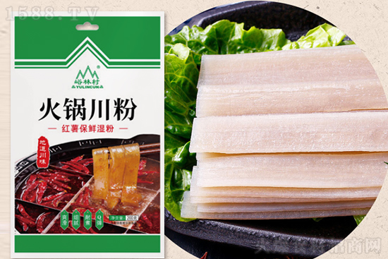 峪林火鍋川粉,Q彈有嚼勁,滑溜入口,讓人欲罷不能!