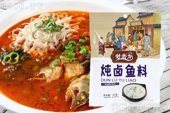 夢香坊燉鹵魚料,秘制配方,入味十足!
