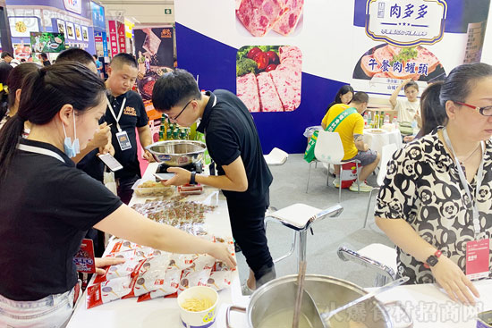 不要面坨坨,只要肉多多!【肉多多食品】現身2021鄭州火鍋展!